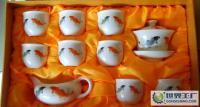 厂家直销 供应陶瓷10头鲤鱼高杯功夫茶具[供应]_广告促销礼品_世界工厂网中国产品信息库