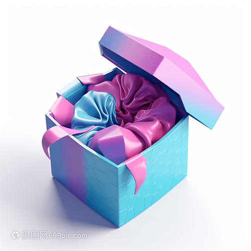 3D礼品盒模型