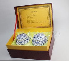 高温釉中青花茶叶罐 大王峰的艺术与实用之美